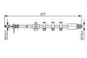 Bremsschlauch BOSCH 1 987 476 809