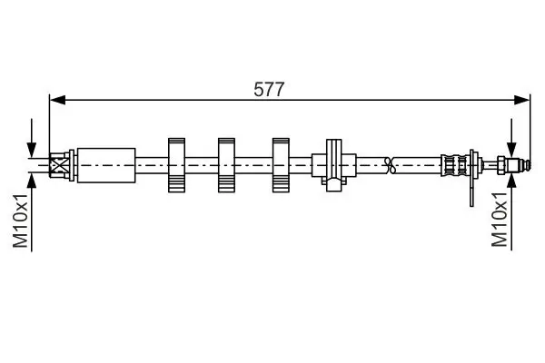 Bremsschlauch BOSCH 1 987 476 810