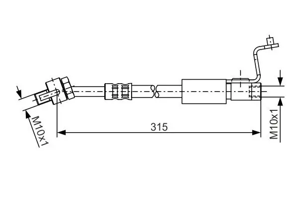 Bremsschlauch BOSCH 1 987 476 812