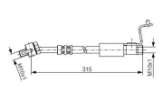 Bremsschlauch BOSCH 1 987 476 812