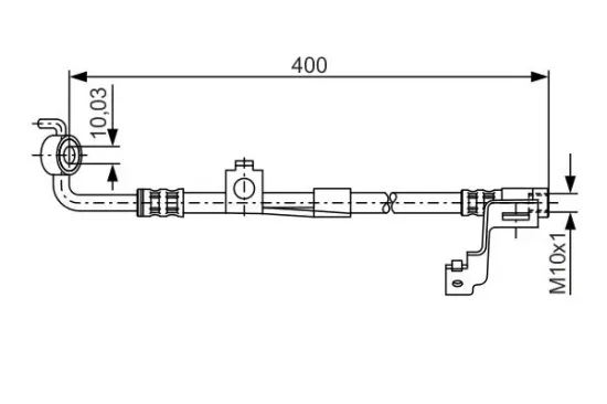 Bremsschlauch Vorderachse rechts BOSCH 1 987 476 815 Bild Bremsschlauch Vorderachse rechts BOSCH 1 987 476 815