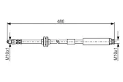 Bremsschlauch BOSCH 1 987 476 824