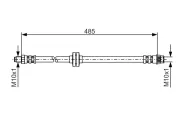 Bremsschlauch BOSCH 1 987 476 827