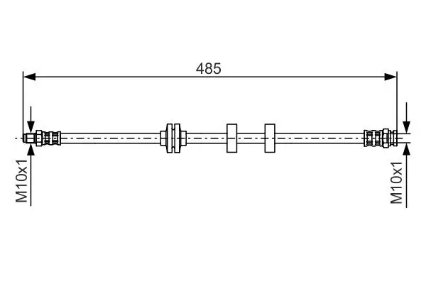 Bremsschlauch BOSCH 1 987 476 860