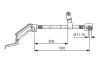 Bremsschlauch Vorderachse rechts BOSCH 1 987 476 866