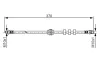 Bremsschlauch BOSCH 1 987 476 886 Bild Bremsschlauch BOSCH 1 987 476 886