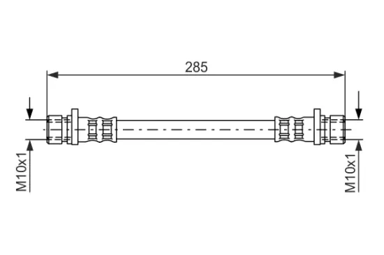 Bremsschlauch Hinterachse BOSCH 1 987 476 888 Bild Bremsschlauch Hinterachse BOSCH 1 987 476 888