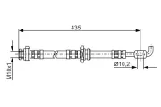 Bremsschlauch BOSCH 1 987 476 911