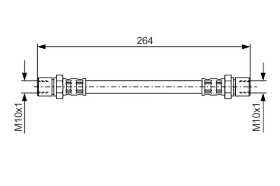 Bremsschlauch BOSCH 1 987 476 931 Bild Bremsschlauch BOSCH 1 987 476 931