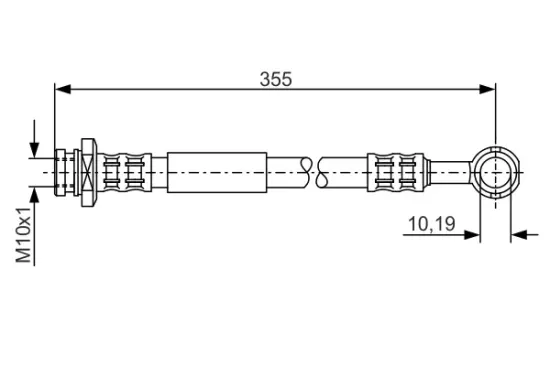 Bremsschlauch Vorderachse rechts BOSCH 1 987 476 933 Bild Bremsschlauch Vorderachse rechts BOSCH 1 987 476 933