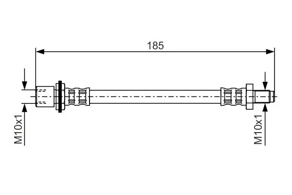 Bremsschlauch BOSCH 1 987 476 939