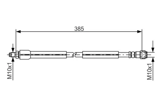 Bremsschlauch Vorderachse BOSCH 1 987 476 949 Bild Bremsschlauch Vorderachse BOSCH 1 987 476 949