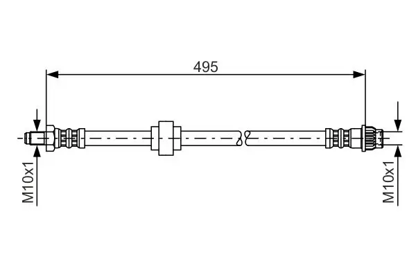 Bremsschlauch BOSCH 1 987 476 953