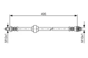 Bremsschlauch BOSCH 1 987 476 953