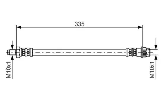 Bremsschlauch BOSCH 1 987 476 955 Bild Bremsschlauch BOSCH 1 987 476 955