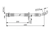 Bremsschlauch Vorderachse rechts BOSCH 1 987 476 963