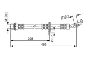 Bremsschlauch BOSCH 1 987 476 963