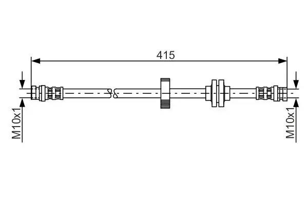 Bremsschlauch Vorderachse BOSCH 1 987 476 999