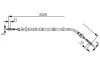 Seilzug, Feststellbremse hinten hinten links BOSCH 1 987 477 903 Bild Seilzug, Feststellbremse hinten hinten links BOSCH 1 987 477 903