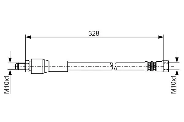 Bremsschlauch BOSCH 1 987 481 001