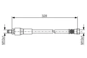 Bremsschlauch BOSCH 1 987 481 001