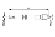 Bremsschlauch BOSCH 1 987 481 005