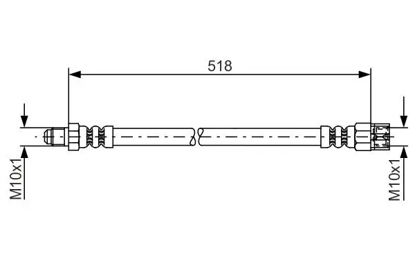 Bremsschlauch BOSCH 1 987 481 007