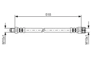 Bremsschlauch BOSCH 1 987 481 007