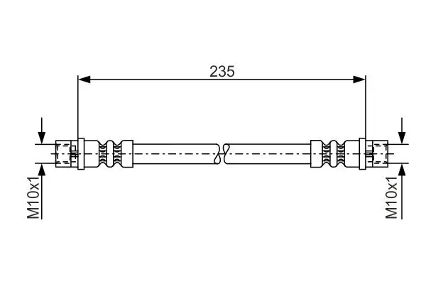 Bremsschlauch BOSCH 1 987 481 008