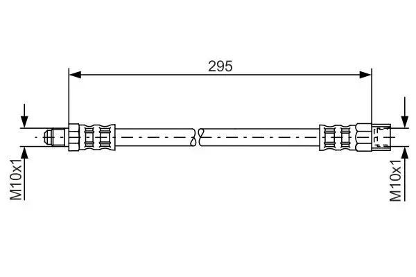 Bremsschlauch BOSCH 1 987 481 015