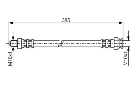 Bremsschlauch BOSCH 1 987 481 018 Bild Bremsschlauch BOSCH 1 987 481 018