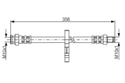 Bremsschlauch BOSCH 1 987 481 019