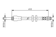 Bremsschlauch BOSCH 1 987 481 021