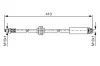 Bremsschlauch Hinterachse BOSCH 1 987 481 022