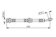 Bremsschlauch BOSCH 1 987 481 025