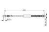 Bremsschlauch Vorderachse hinten BOSCH 1 987 481 029
