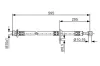Bremsschlauch Vorderachse rechts BOSCH 1 987 481 044