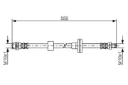 Bremsschlauch Vorderachse BOSCH 1 987 481 056