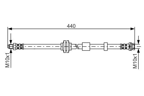 Bremsschlauch BOSCH 1 987 481 059