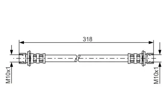Bremsschlauch BOSCH 1 987 481 062 Bild Bremsschlauch BOSCH 1 987 481 062