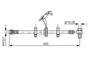 Bremsschlauch BOSCH 1 987 481 078