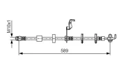 Bremsschlauch BOSCH 1 987 481 102