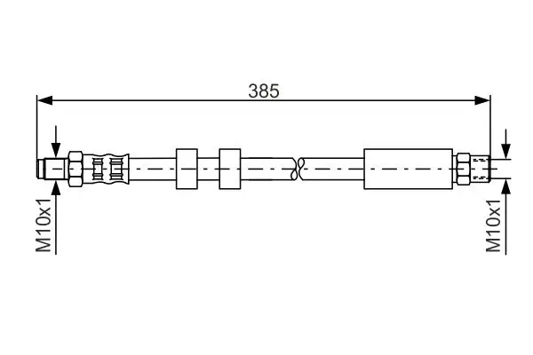 Bremsschlauch BOSCH 1 987 481 117