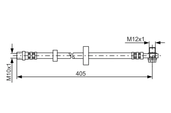 Bremsschlauch Vorderachse BOSCH 1 987 481 143 Bild Bremsschlauch Vorderachse BOSCH 1 987 481 143