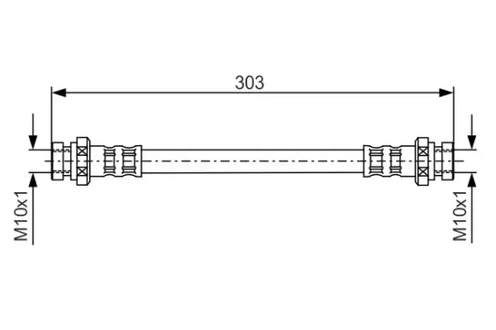 Bremsschlauch Hinterachse BOSCH 1 987 481 164 Bild Bremsschlauch Hinterachse BOSCH 1 987 481 164