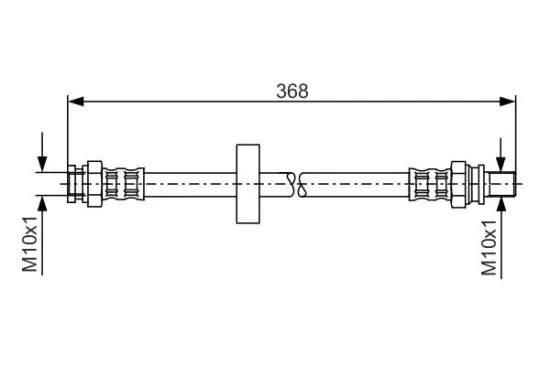 Bremsschlauch Hinterachse BOSCH 1 987 481 180 Bild Bremsschlauch Hinterachse BOSCH 1 987 481 180