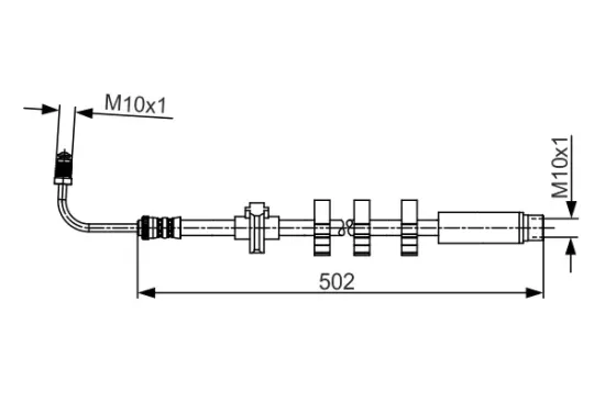 Bremsschlauch BOSCH 1 987 481 264 Bild Bremsschlauch BOSCH 1 987 481 264