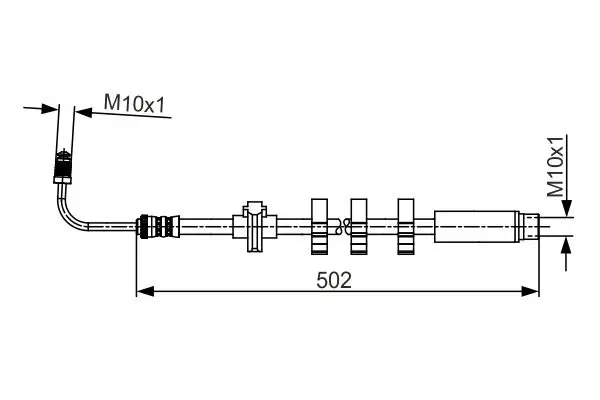 Bremsschlauch BOSCH 1 987 481 264