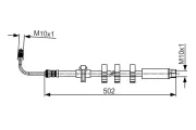 Bremsschlauch BOSCH 1 987 481 265