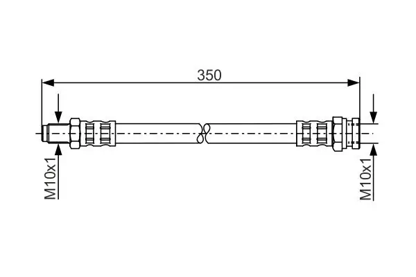 Bremsschlauch BOSCH 1 987 481 311